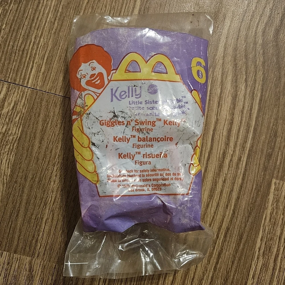 Vintage McDonald's Kelly Swing Toy - Purple and Yellow
